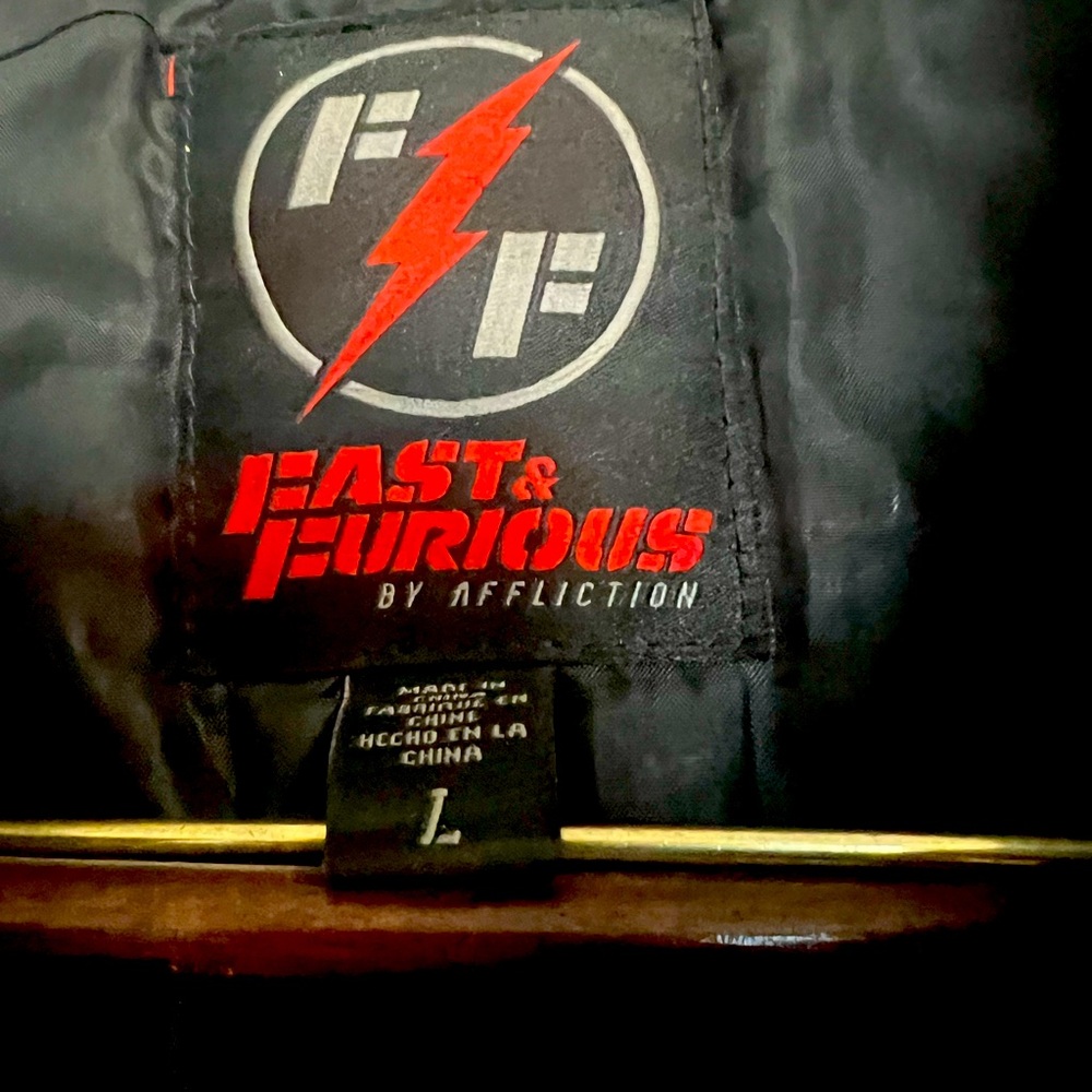 Fast and Furious Affliction leather jacket Limited Design